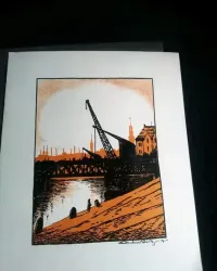 Litografie orginalne z 1928 roku Wilhelm Ludwik Rudy — ujęcie 3