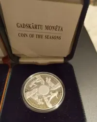 Łotwa 5 Euro komplet 2014 cały kompletny rocznik — ujęcie 3