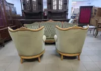 Ludwikowski zestaw wypoczynkowy - sofa i fotele . Transport cały kraj — ujęcie 3