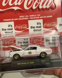 M2 Machines 1965 Ford Mustang Shelby GT 350 R Coca Cola 9600szt na świat! 1:64 — ujęcie 2