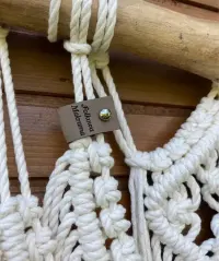 Makrama Boho biała — ujęcie 2