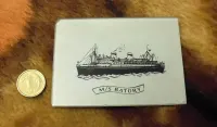 małe lusterko - M/S BATORY - lata 50/60-te — ujęcie 3