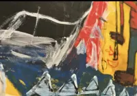 Art plotno duzy Malo- system- jak basquiat — ujęcie 4