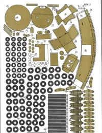Mały Modelarz 1 1997 czołg lekki 7TP model 1:25 - nie rozcięty — ujęcie 4