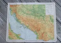 Mapa Jugosławii z 1971 r. — ujęcie 3