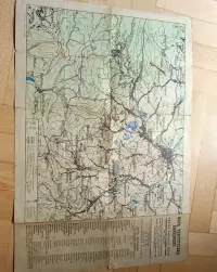 Mapa turystyczna Karkonoszy 1946 r. — ujęcie 3