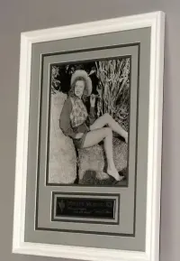 Marilyn Monroe stara fotografia  w pięknej oprawie + grawer — ujęcie 5