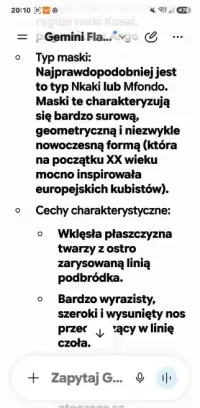 Maska afrykańska 29 x 15 — ujęcie 3
