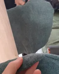 Materiał tkanina obiciowy tapicerowany  butelkowa zieleń 3.80x1.40 — ujęcie 3