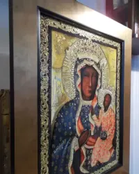 Matka Boża Częstochowska-Wierna Kopia Ikony-Złocenia-Certyfikat — ujęcie 3