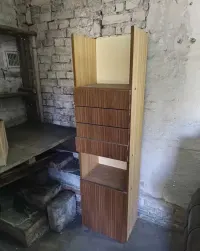 Meble PRL vintage – segmenty meblościanki retro lata 70/80 — ujęcie 2