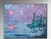 ""Między portem a morzem”, dyptyk akryl 2*45*60 cm, unikat, cert. — ujęcie 2