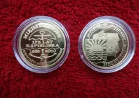 MIĘDZYZDROJE x4  5 Ludwików  monety,medale lokalne   lata 2009 - 2010  śr. ~27 mm piękne w kapslach — ujęcie 2
