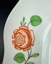 Miśnia kolekcjonerski talerz Hausmaler ok 1750 r. Unikat — ujęcie 2