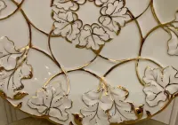 Miśnia złocona patera / talerz 28 cm stan witrynowy - Meissen — ujęcie 4