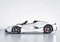 Model Ferrari LaFerrari Aperta Bianco Italia BBR 1/18 — ujęcie 4