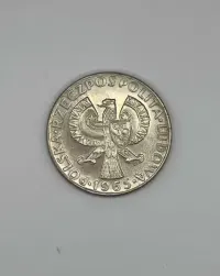 Moneta 1965 - Polska - PRL - Próba - 10 złotych - 700 lat Warszawy — ujęcie 2