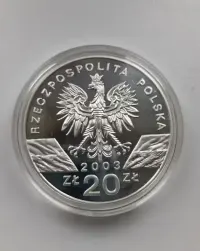 Moneta 20zl węgorz europejski — ujęcie 2