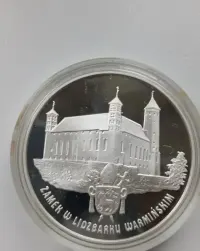 Moneta 20zl Zamek w Lidzbarku Warmińskim — ujęcie 3