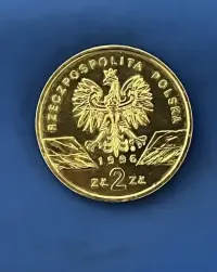 Moneta 2zł jeż 1996 — ujęcie 2