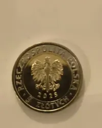 Moneta 5zł. Ratusz w Brzegu 2025r. — ujęcie 2