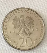 Moneta Igrzyska 22 Olimpiady 20 zł rok1980 — ujęcie 2