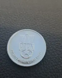 Moneta kolekcjonerska PZPN Tomasz Hajto 2002 r — ujęcie 3
