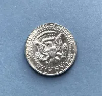 Moneta USA dolar Kennedy half dollar srebrna srebro 1969 rok — ujęcie 4