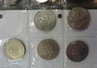 Monety Polska różne nominały — ujęcie 2