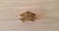 Mosiężny Serwetnik Vintage ABADA | Made in Israel | Lata 60-te XXw. — ujęcie 2