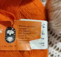 Motki wełny moherowej 7 sztuk — ujęcie 5