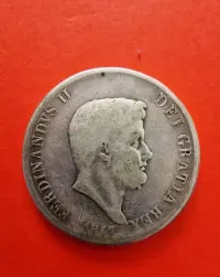 Neapol 120 grani 1847 srebro — ujęcie 3