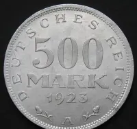 Niemcy 500 marek 1923 — ujęcie 3