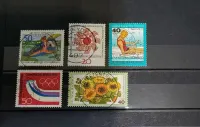 Niemieckie stemplowane znaczki z rocznika 1976 — ujęcie 2