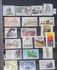 Niemieckie stemplowane znaczki z rocznika 1985 — ujęcie 3