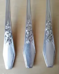 Norblin Borówki- duże widelce w srebrze- 3 szt. 22 cm — ujęcie 2