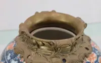 Nowoczesny Porcelanowy Wazon - Amfora Waza - Porcelana Brąz Kolorowe — ujęcie 2