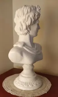 NOWY Apollo Duża Rzeźba 43cm5kg Popiersie Bóg Grecki Statuetka prezent — ujęcie 3