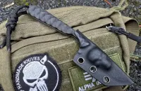 Nóż neck custom ręcznie robiony NMV 3mm — ujęcie 5