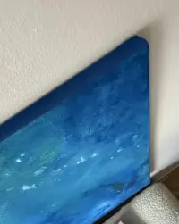 Obraz abstrakcyjny 40x80 ocean morze morski niebieski turkusowy — ujęcie 5