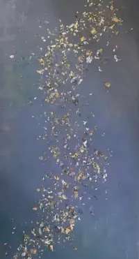 Obraz abstrakcyjny „Salsa” 45 × 90 cm – ręcznie malowany oryginał — ujęcie 4