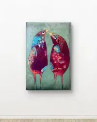 Obraz akrylowy Lovebirds — ujęcie 2