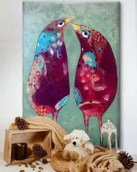 Obraz akrylowy Lovebirds — ujęcie 3