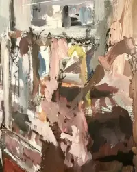 Obraz Jerzy Kozłowski - Berlin 1986 Kreuzberg. Schlesische 27 - Kultowa lokalizacja. Ekspresjonizm, Duży Format Ekspresja. Okazja dla Kolekcjonera! — ujęcie 5