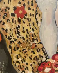 Obraz olejny Gustaw Klimt „Adam i Ewa” — ujęcie 4