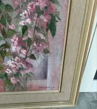 Obraz olejny Meliskova Jana, Bukiet, rok 1978, 56 cm na 37 cm — ujęcie 2