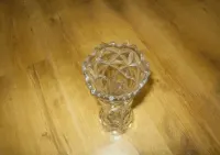 Kryształ PRL wazon śr. 10cm. wys. 25cm. — ujęcie 2
