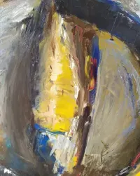 Obraz olejny na płótnie ,,Martwa natura z rybą" 70x50 cm — ujęcie 3