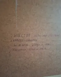 Obraz olejny na płótnie pejzaż sygnowany prl — ujęcie 5