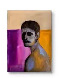Obraz olejny portret kubizm ekspresjonizm surrealizm art deco vintage — ujęcie 3